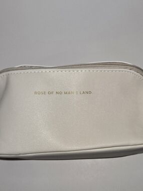 White Toiletry Or Make-up Bag New